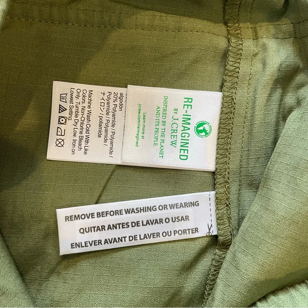 J Crew Pull-On Cargo Short General Surplus Green Size Medium - Picture 12 of 14